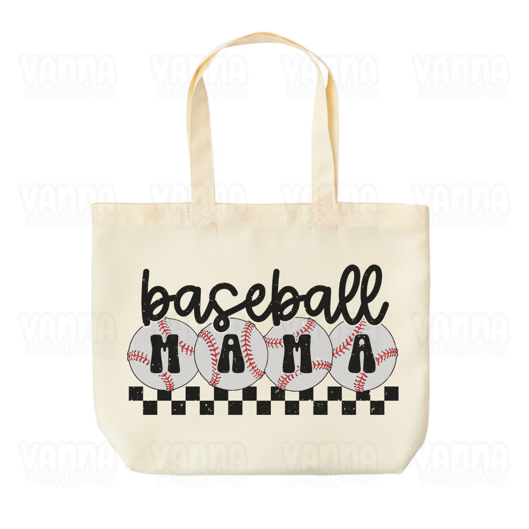 Baseball Mama Tote Bag