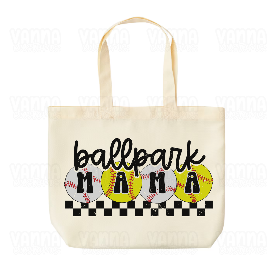 Ballpark Mama Tote Bag