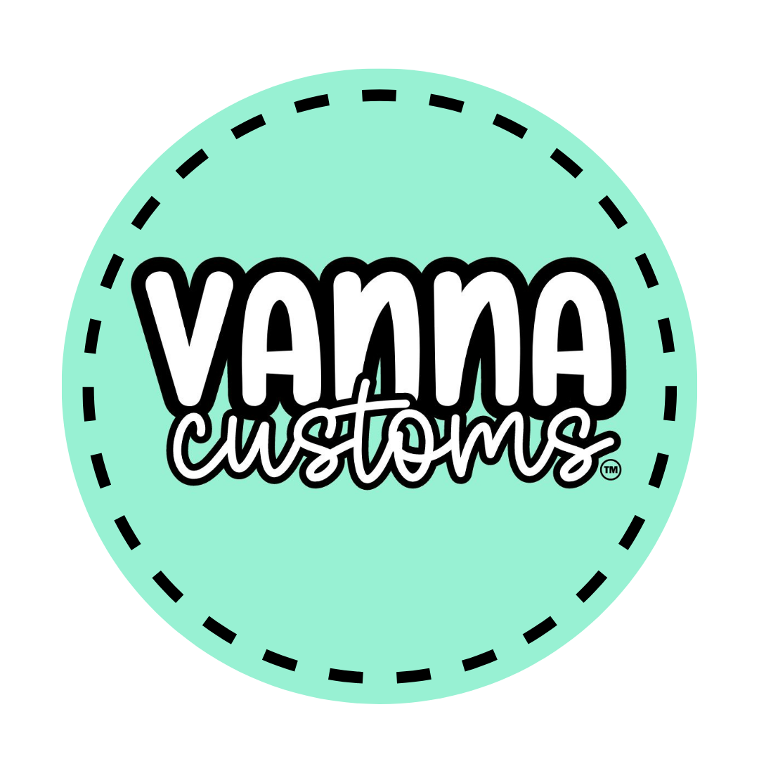 Glossy Vinyl Logo Circle Stickers