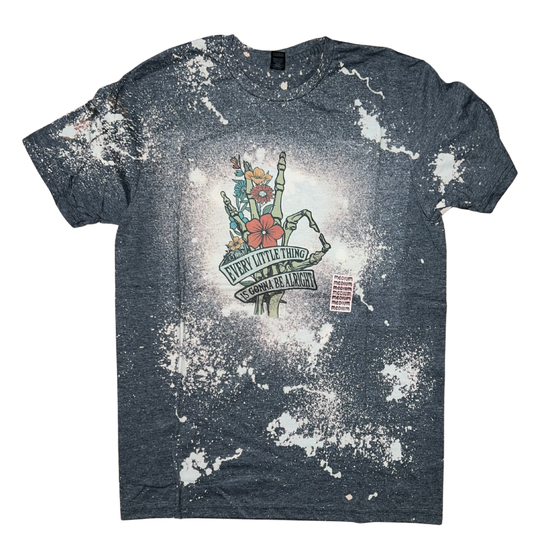 Every Little Thing Is Gonna Be Alright Bleached Tee