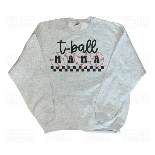 T-Ball Mama Crewneck Sweater