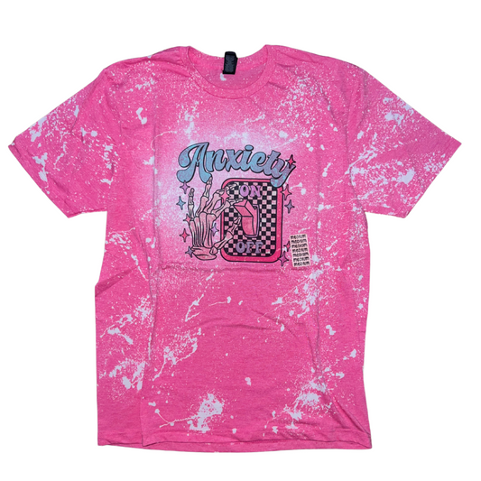 Anxiety On Off Bleached Tee