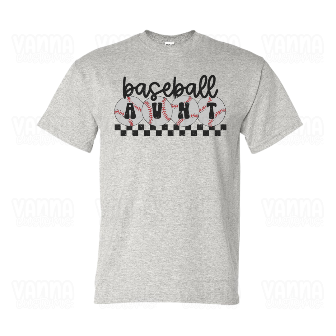 Baseball Aunt Shirt
