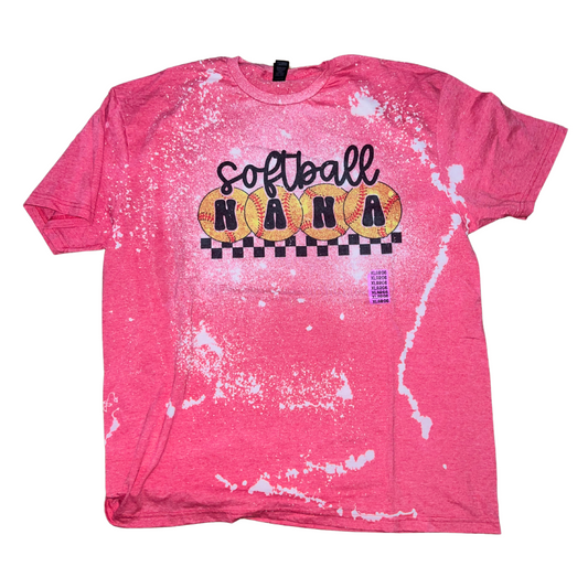 Softball Nana Bleached Tee