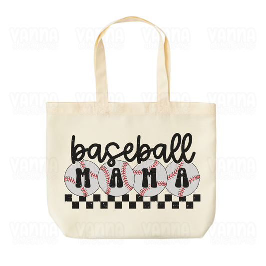 Baseball Mama Tote Bag