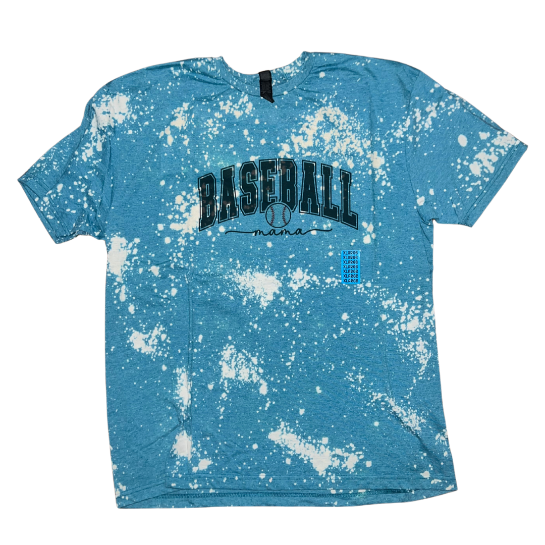 LAST CHANCE STYLES - Unisex Fit Bleached Tees - Mama - Sports - Spooky Styles