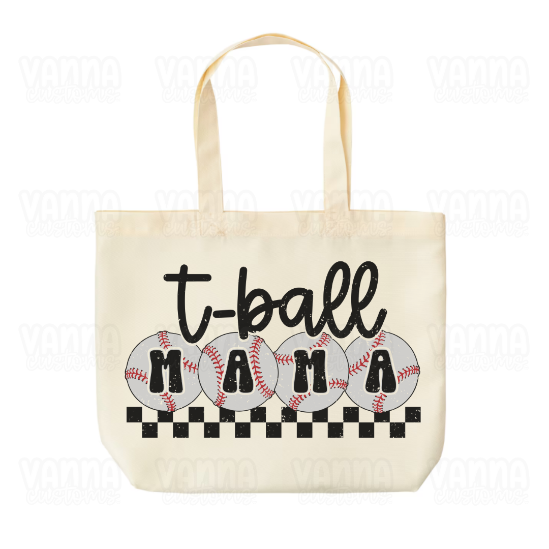 T-ball Mama Tote Bag