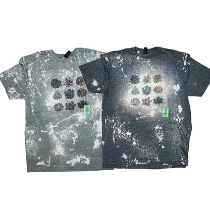 LAST CHANCE STYLES - Unisex Fit Bleached Tees - Mama - Sports - Spooky Styles