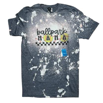 LAST CHANCE STYLES - Unisex Fit Bleached Tees - Mama - Sports - Spooky Styles