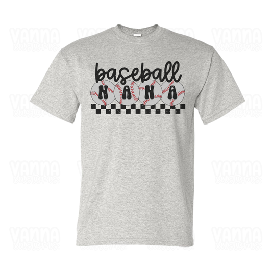 Baseball Nana Unisex Fit Short Sleeve Shirt