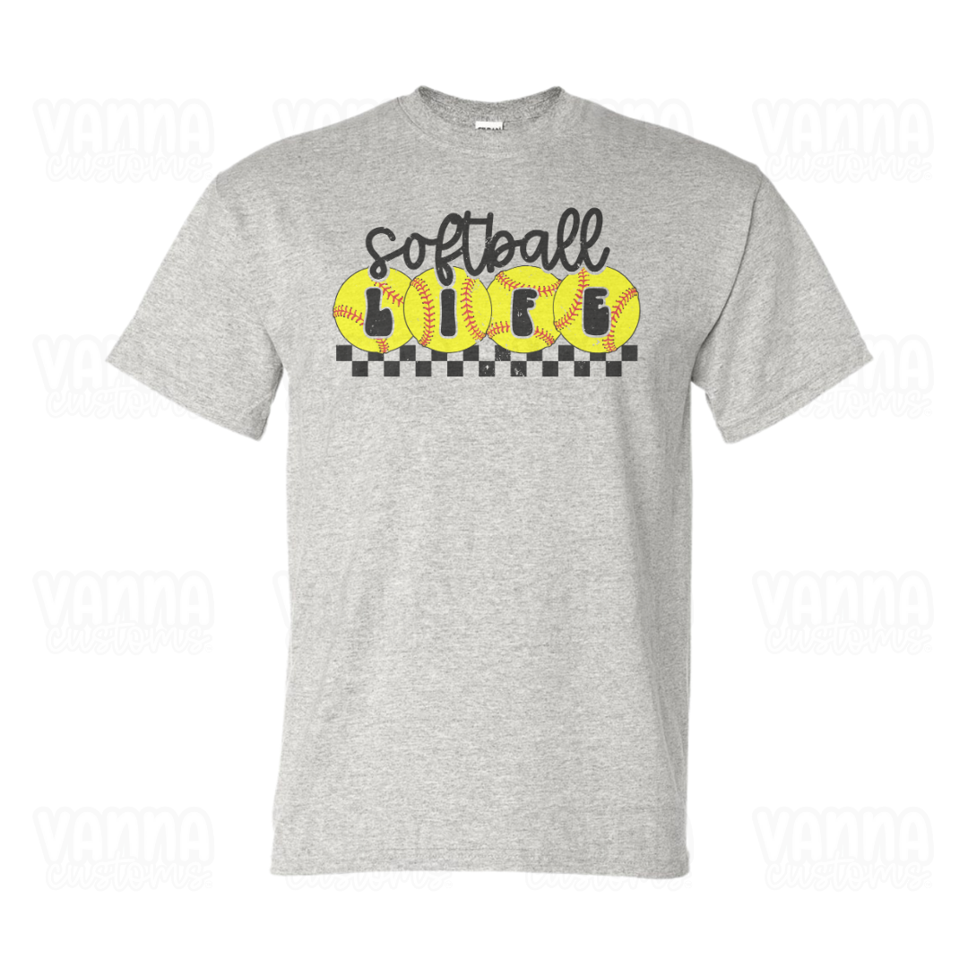 Softball Life Unisex Fit Short Sleeve Shirt