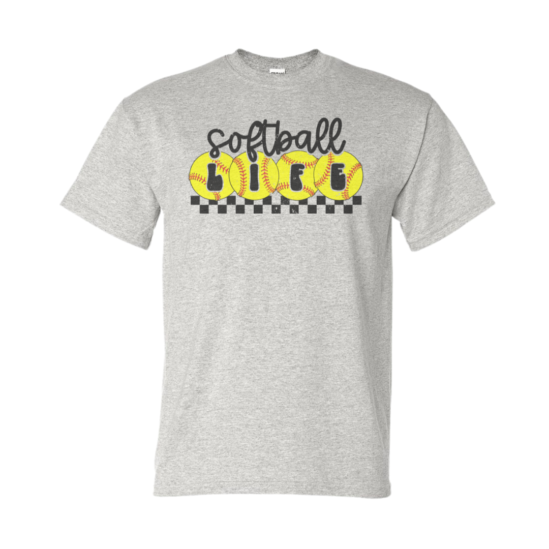 LAST CHANCE STYLES Unisex Fit Grey Shirt - Sports - Ballpark Mama