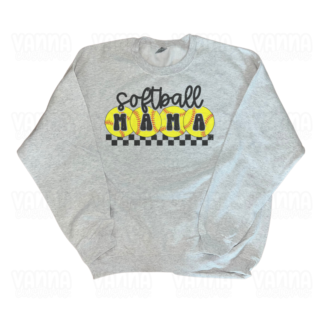 Softball Mama Crewneck Sweater