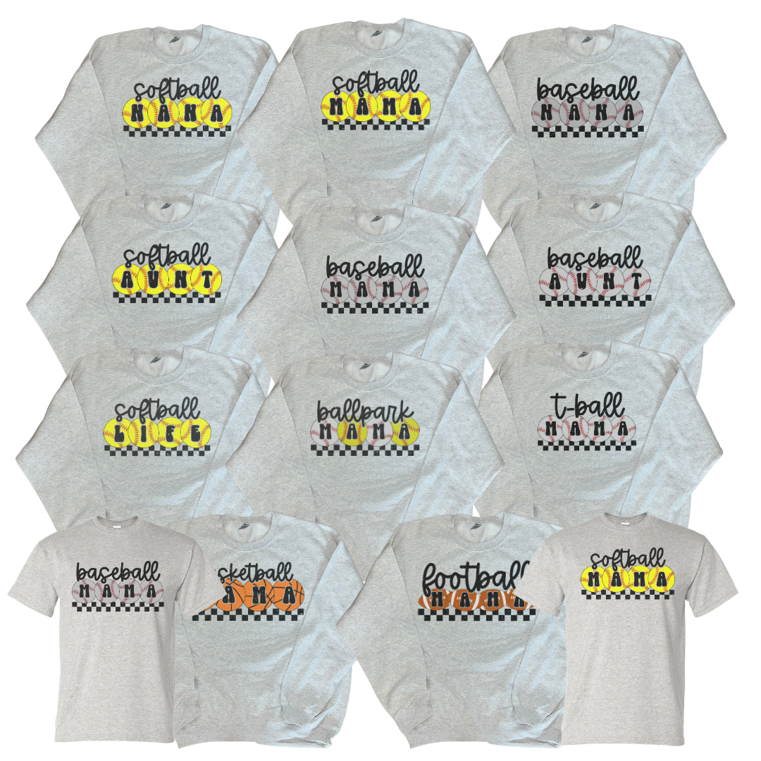 LAST CHANCE STYLES Unisex Fit Crewneck Sweaters and Tee's