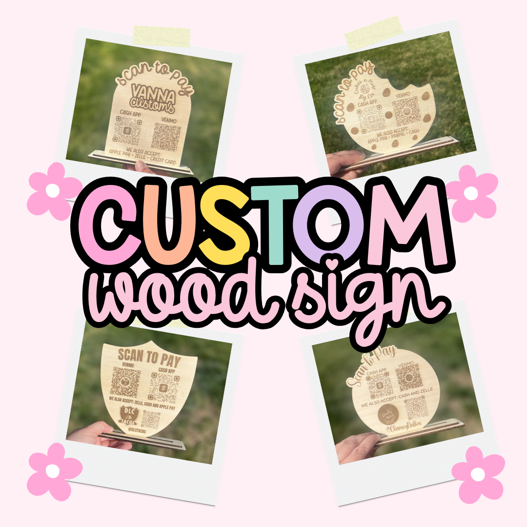 SACRAMENTO, CA Local Pick Up Custom Wood Sign