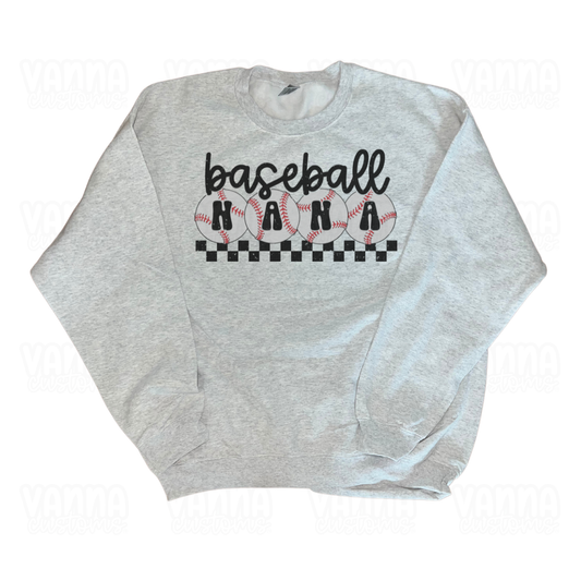 Baseball Nana Unisex Fit Sweater