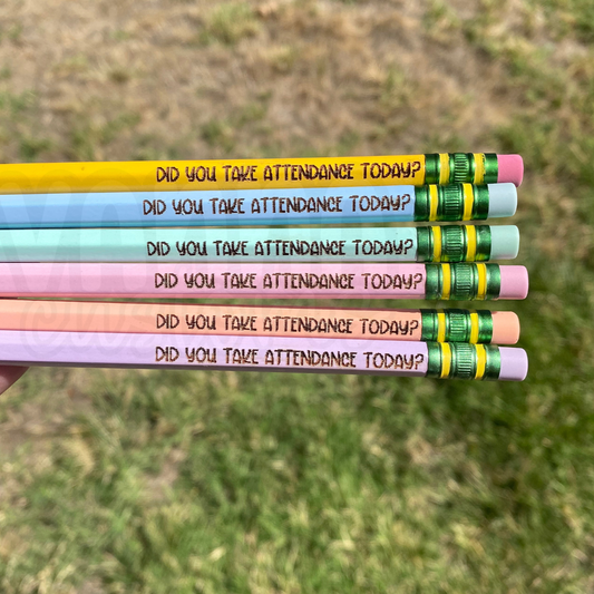 CUSTOM Engraved Pencils - Personalized - Ticonderoga #2 Pencils - Custom Phrase